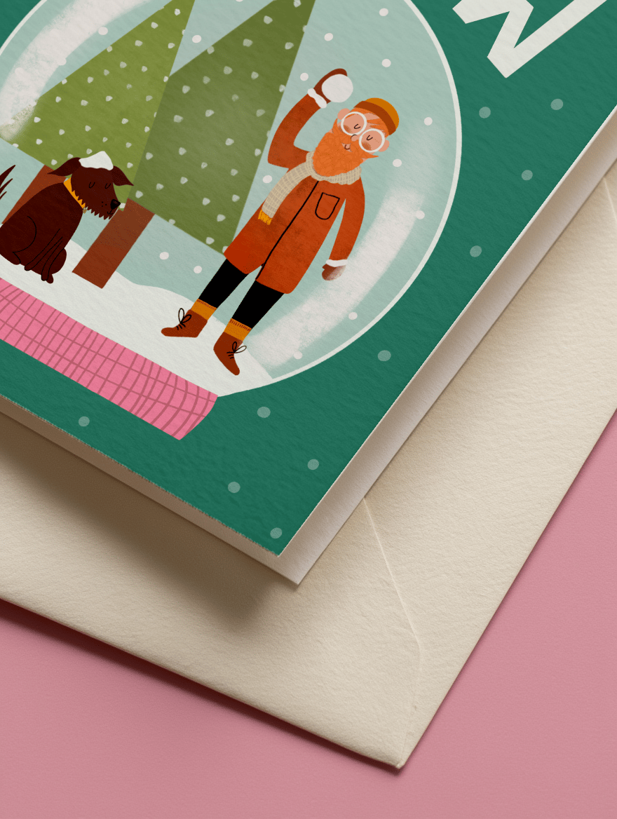 Let It Snow Globe mockup 3