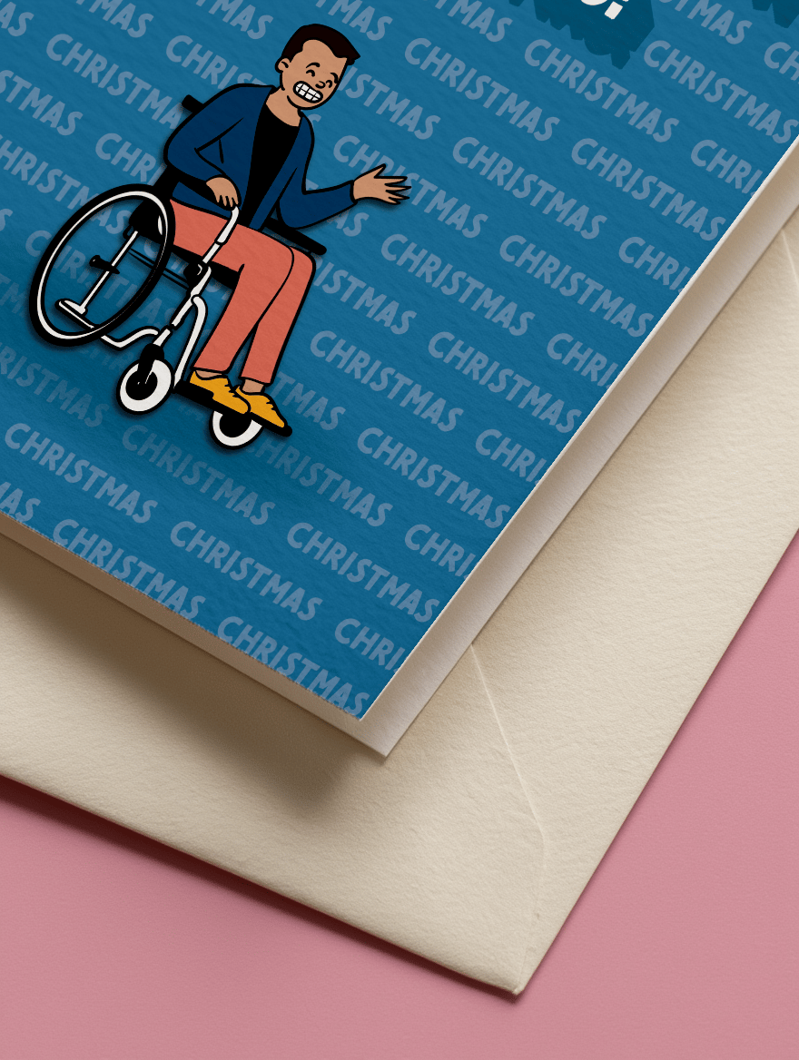 Blue Wheely Christmas Cheer mockup 3