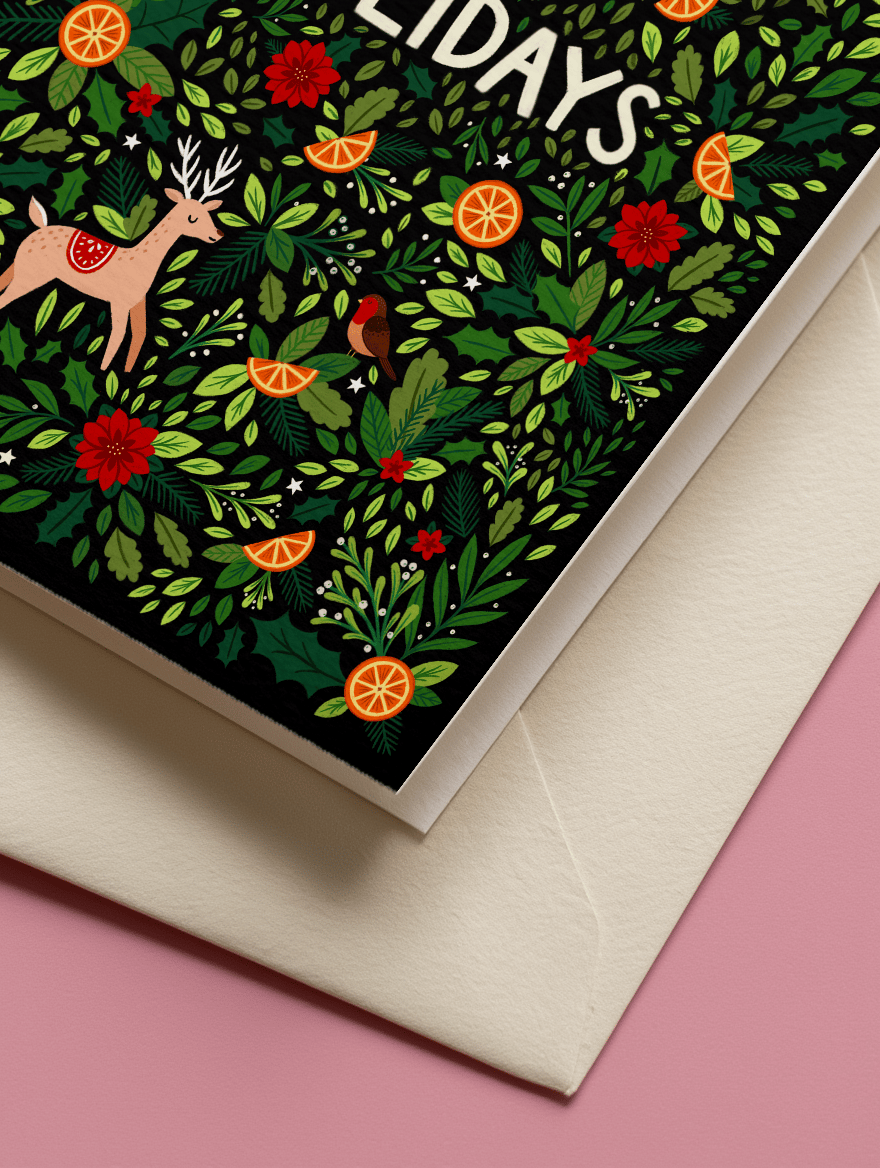 Festive Holiday Forest mockup 3