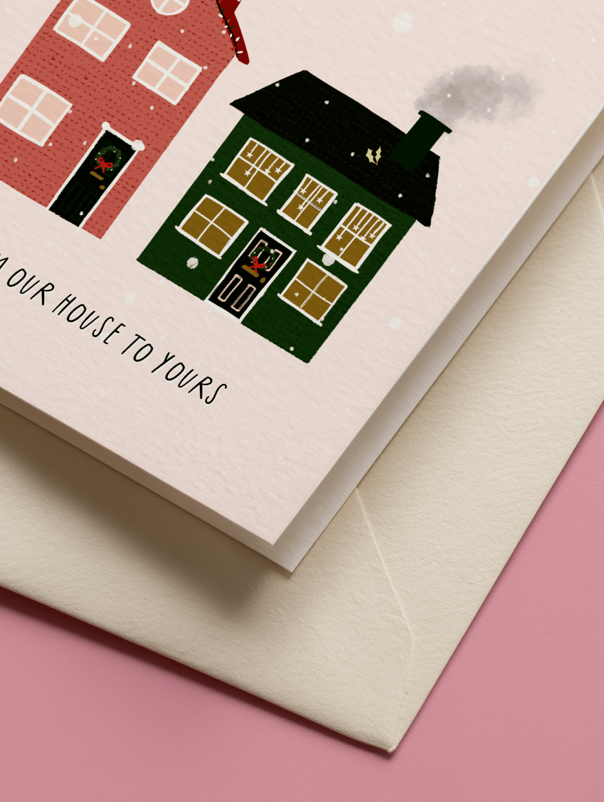 Christmas Wishes - From Our House to Yours mockup 3