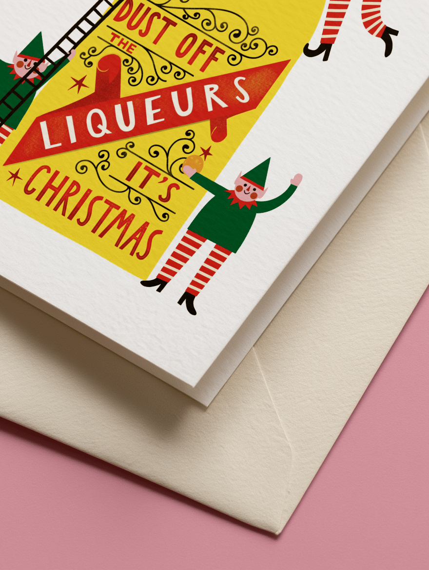 Dust Off the Liqueurs, It's Christmas mockup 3