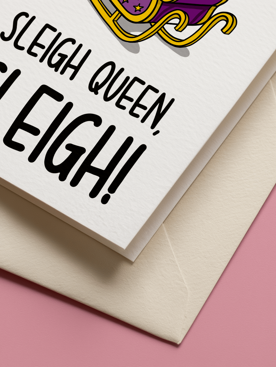 Sleigh Queen Christmas mockup 3