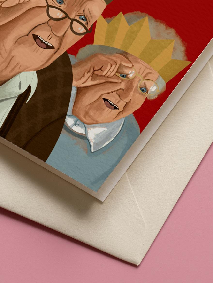 Now You've Fetched Your Glasses, Merry Christmas (Couple) mockup 3