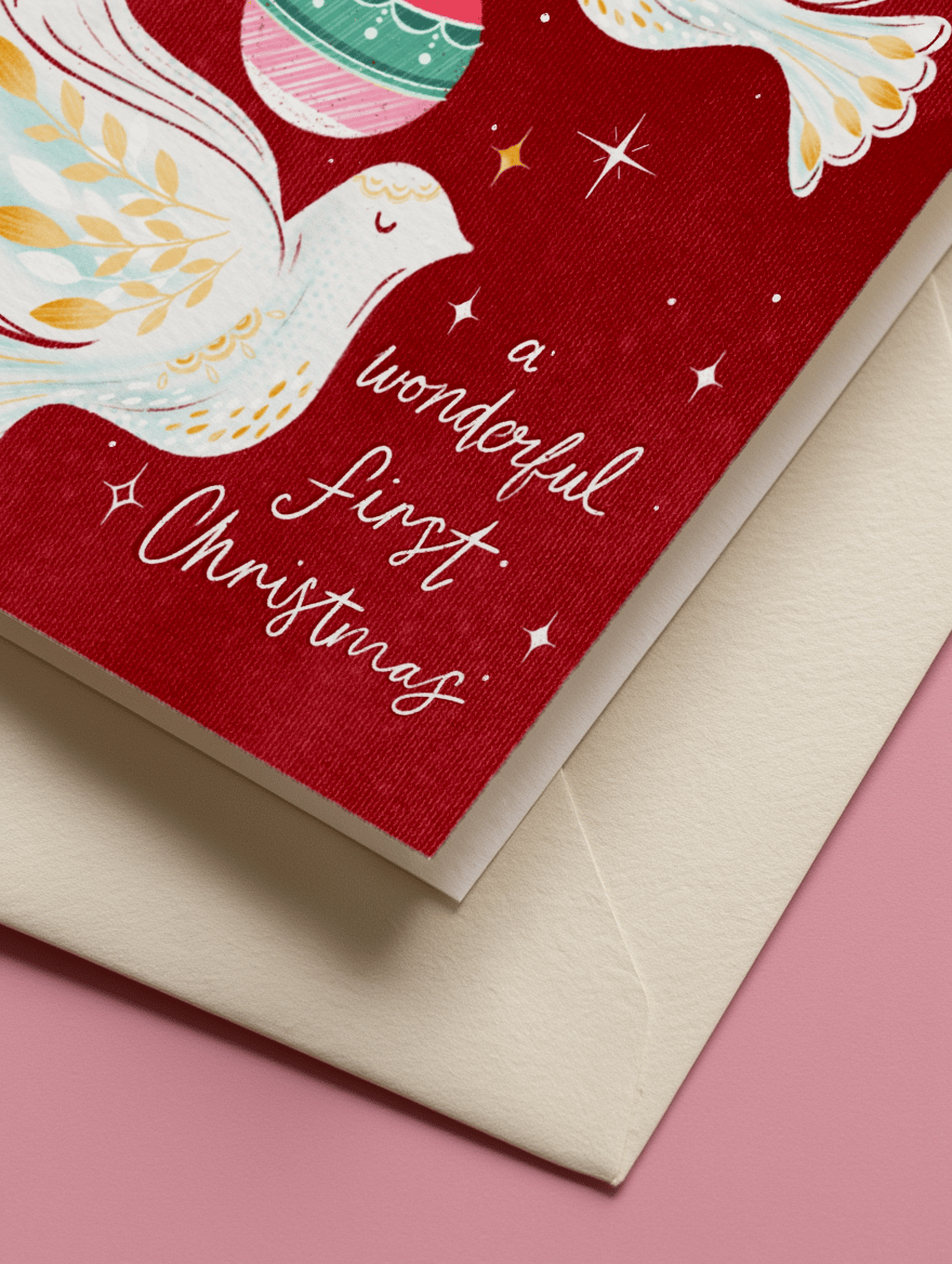 Wonderful First Christmas mockup 3