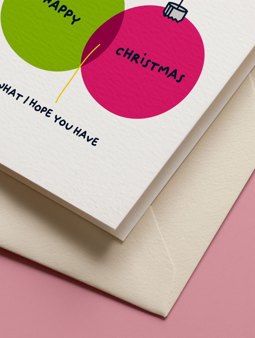 Diagram Of Festive Wishes mockup 3