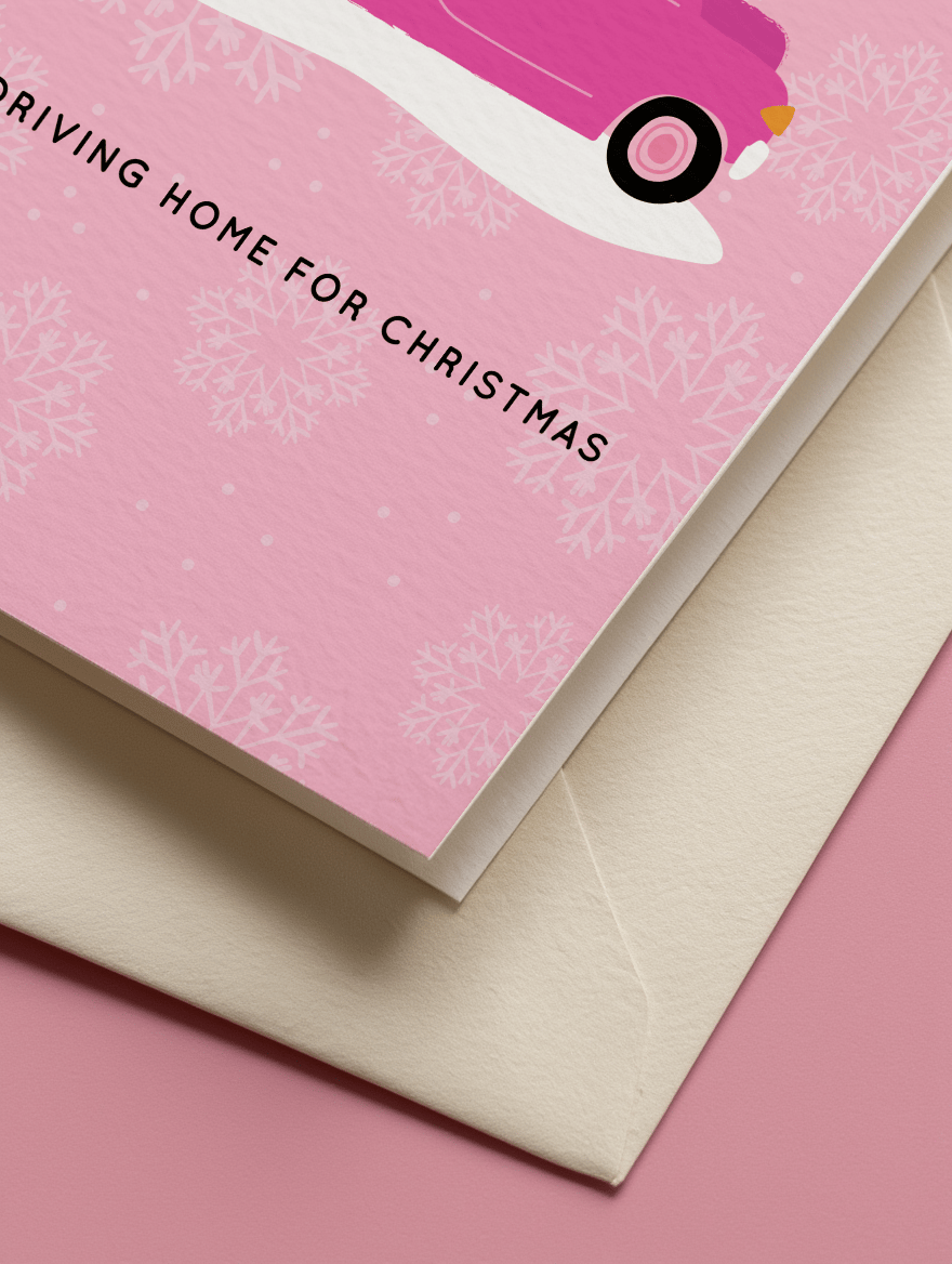 Driving Home for Christmas mockup 3