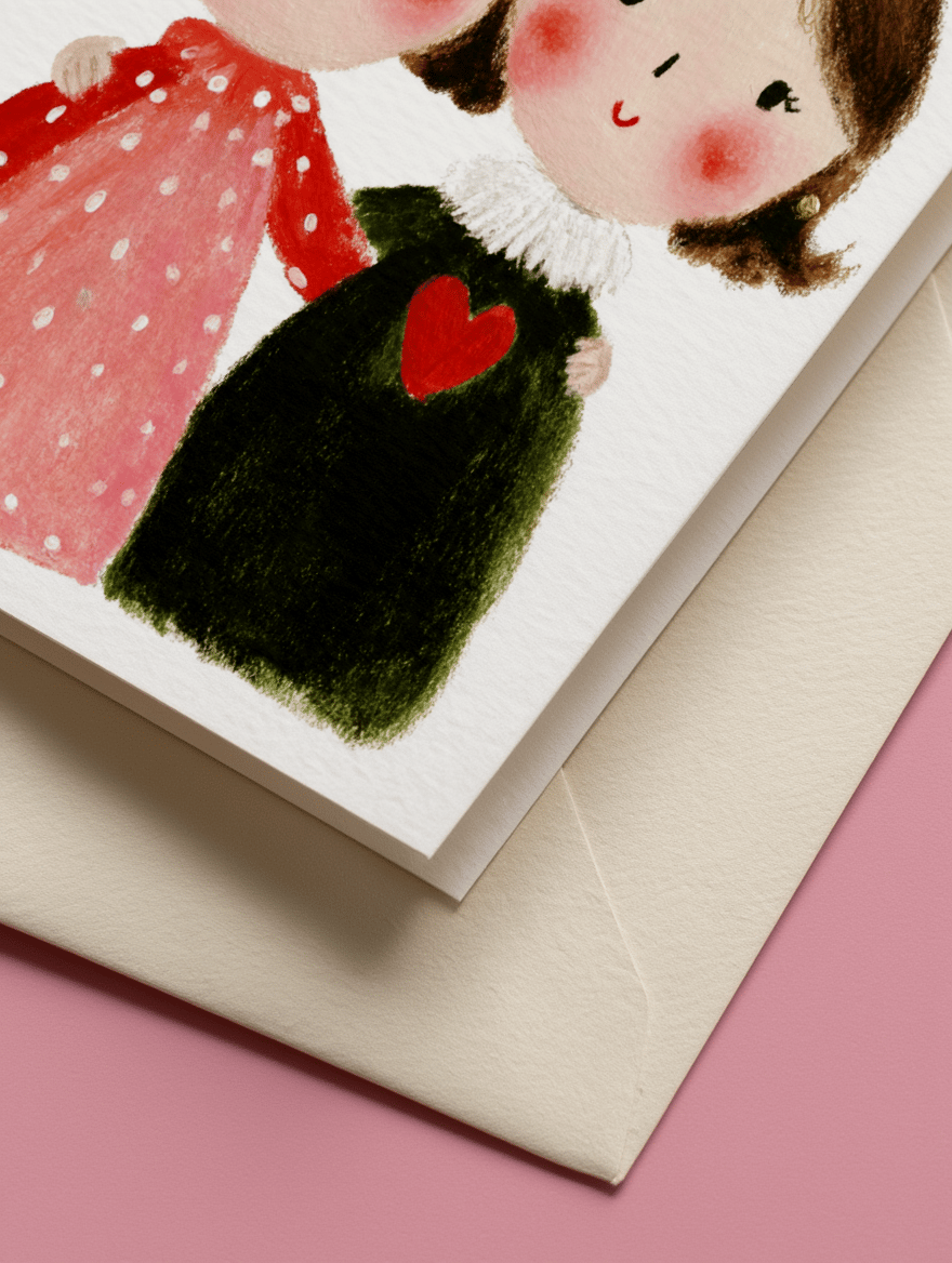 mom and daughter hugging painting mockup 3