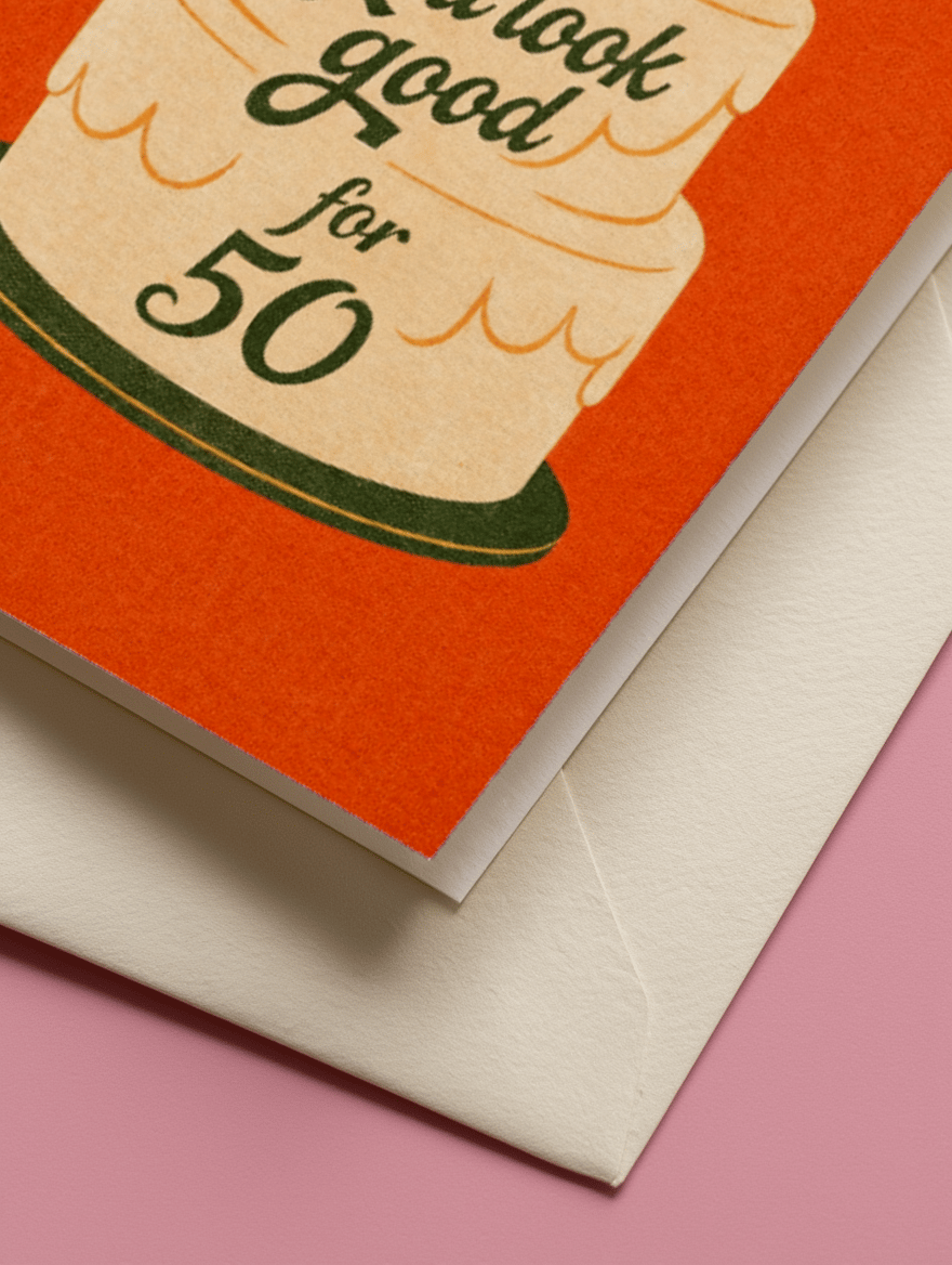 you look good for 50 mockup 3