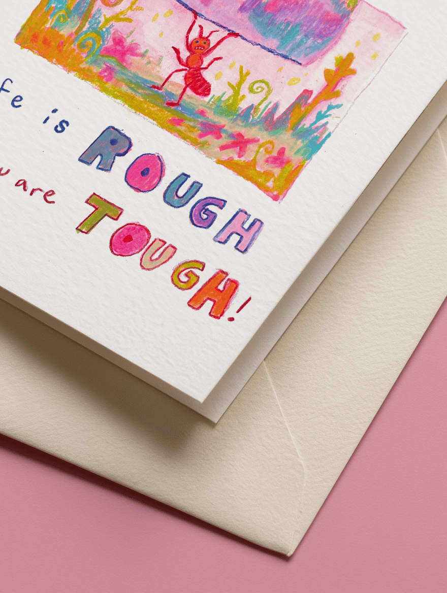 life is rough but you are tough mockup 3