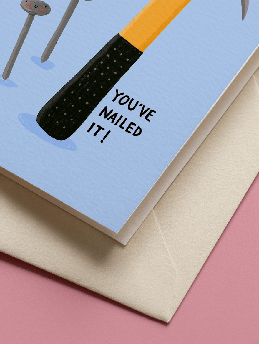 You've Nailed It Dad Card mockup 3