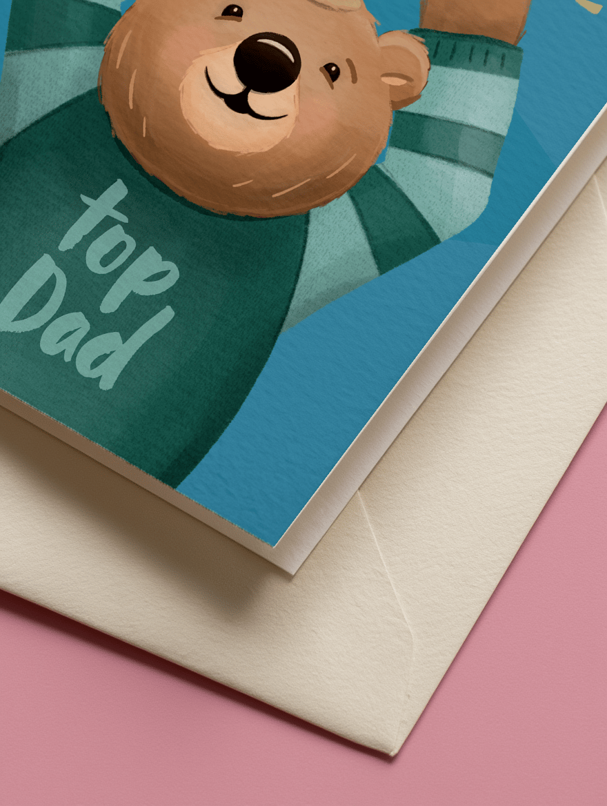 Top Dad Bear Trophy mockup 3