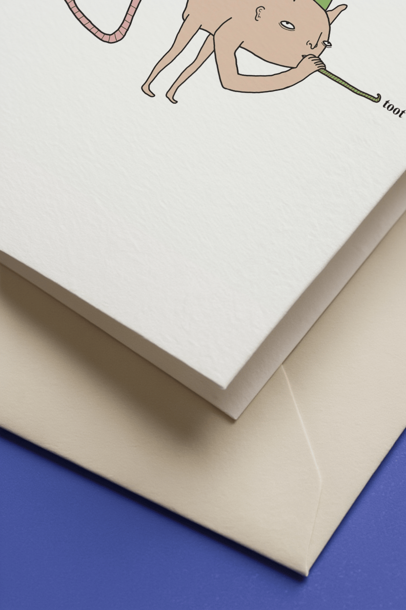 Toot Birthday Card mockup 3