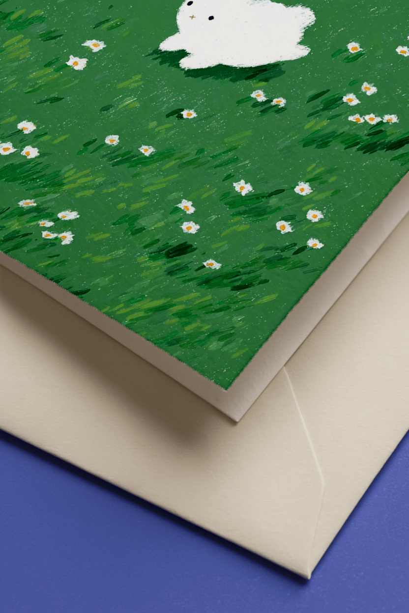rabbit running in field mockup 3