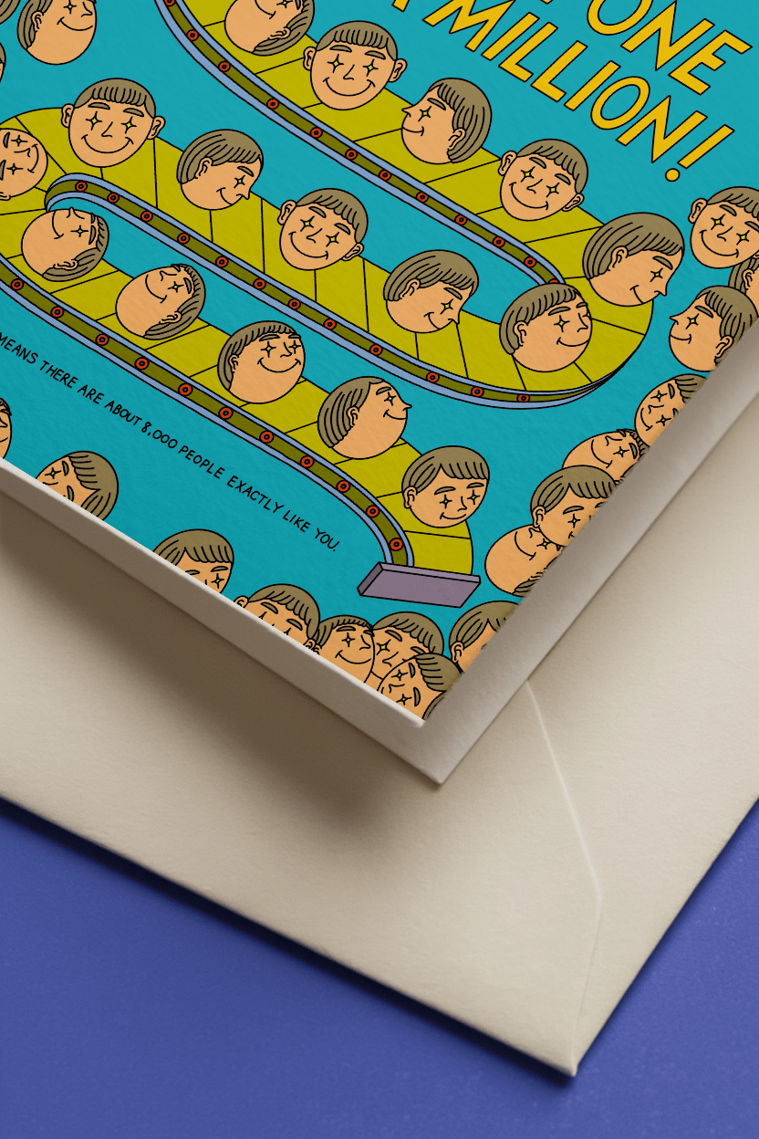 you're one in a million mockup 3