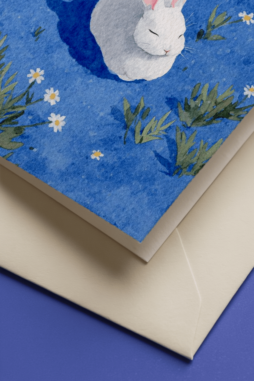 Peaceful Bunny Dreamscape mockup 3