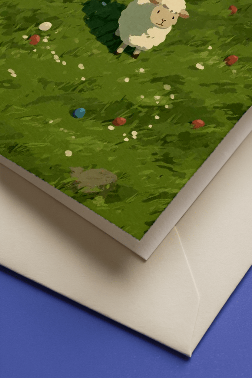 Charming Sheep Meadow mockup 3