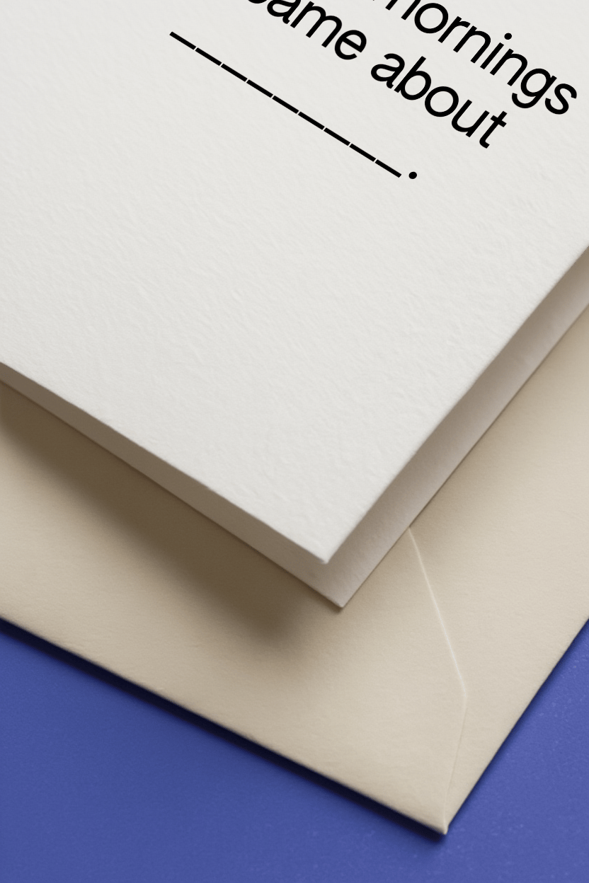 Sunday morning became about mockup 3