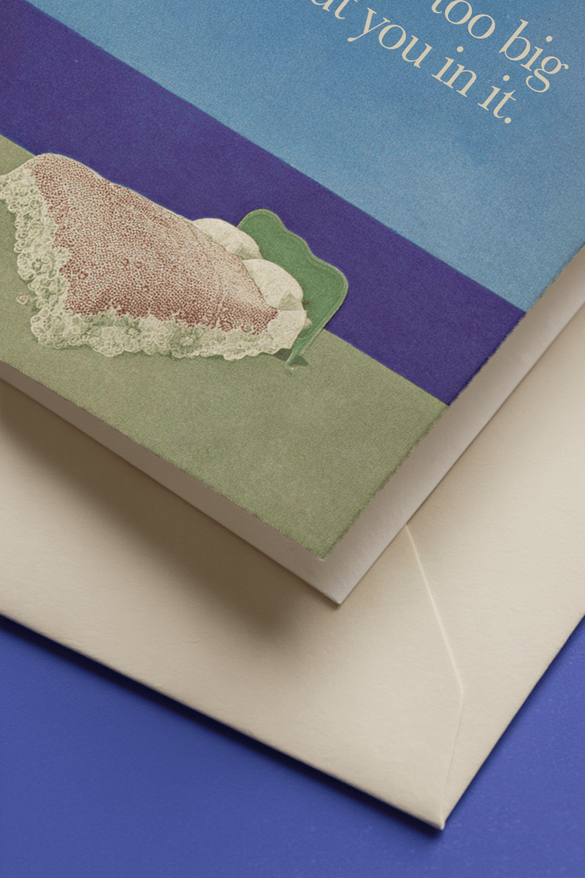 Missing You Bed Scene Card mockup 3