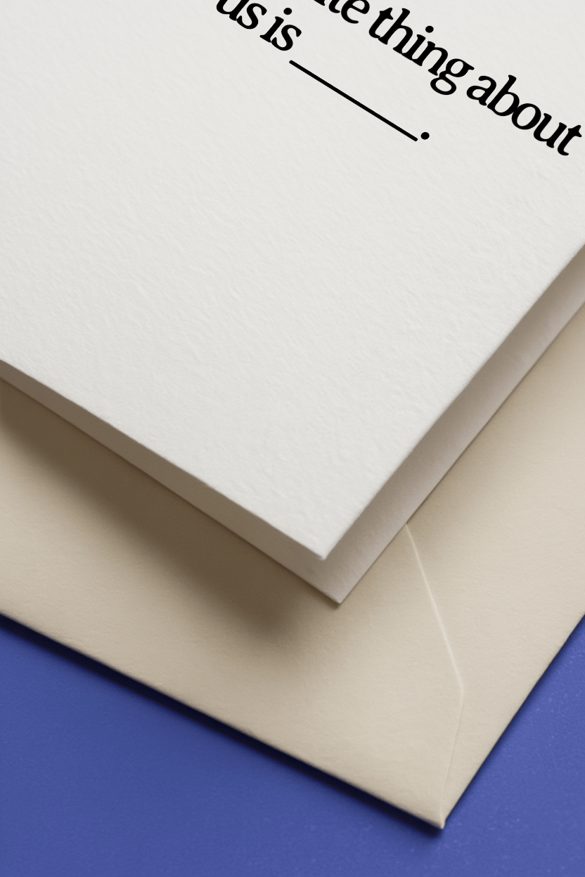 Our Favorite Thing Love Card mockup 3