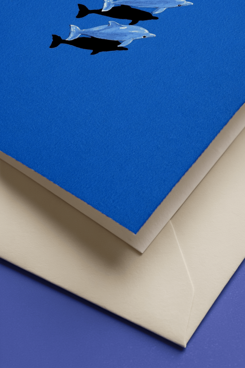 Ocean Blue Dolphin Duo mockup 3