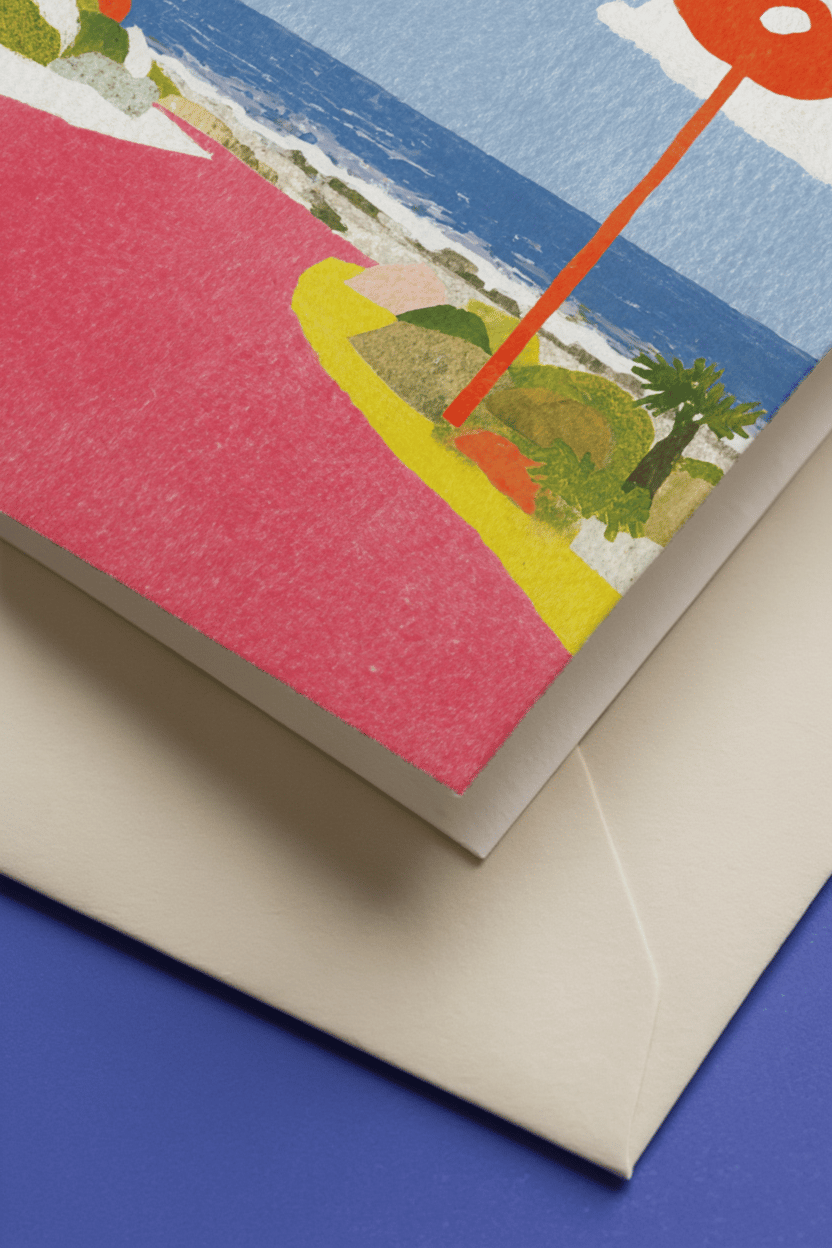 You're Worth the Wait Card mockup 3