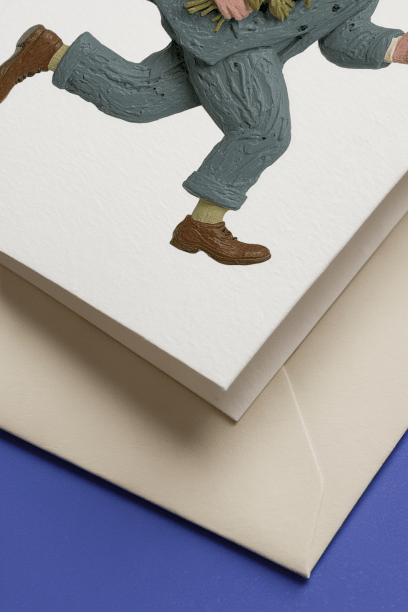 Hurrying with Blooms Card mockup 3