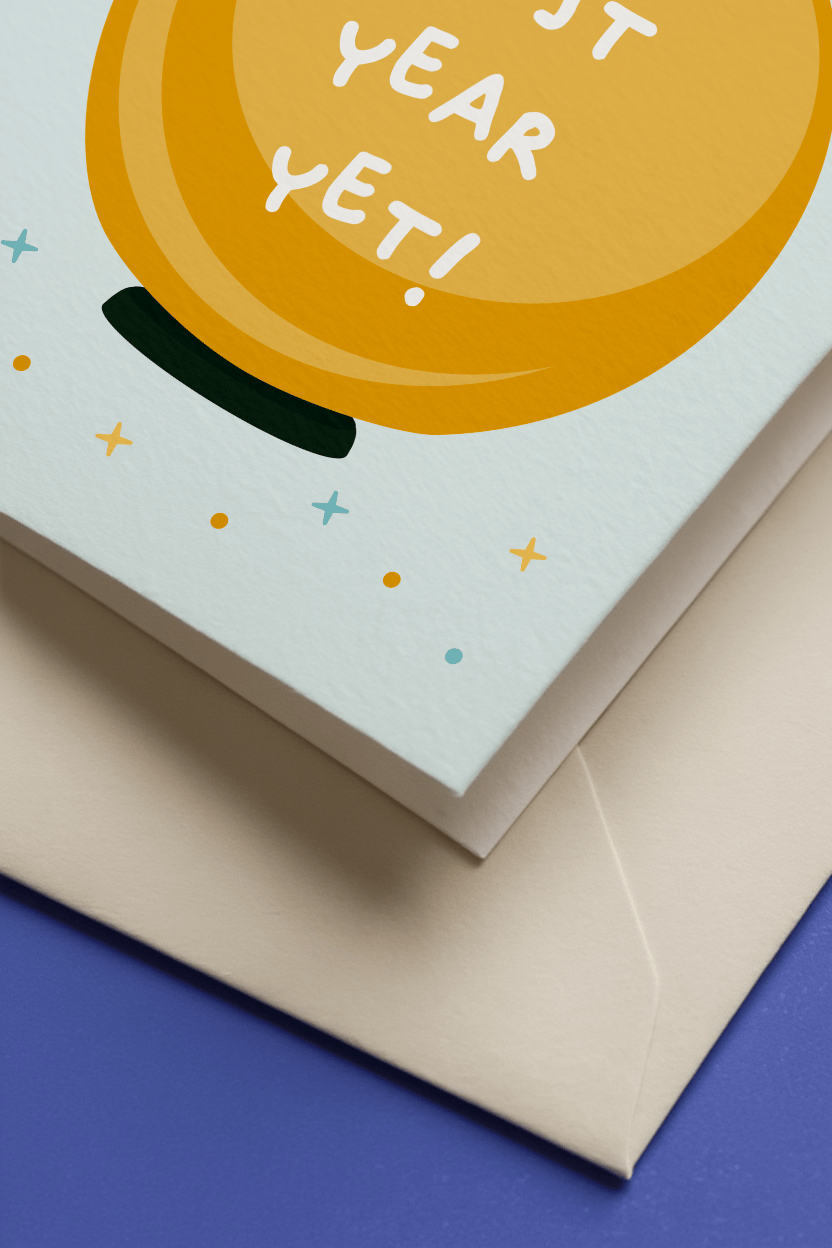 Crystal Ball New Year Wishes mockup 3