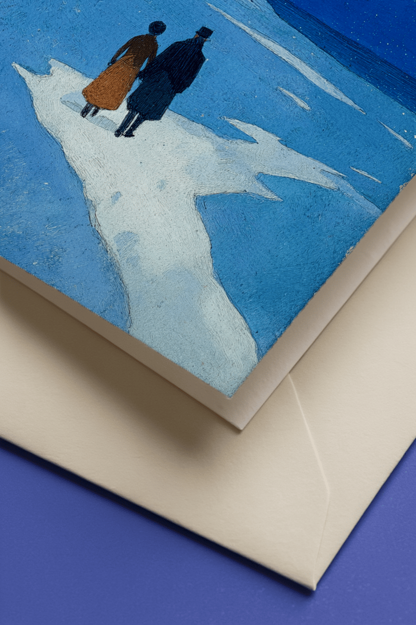 Home for Christmas Card mockup 3