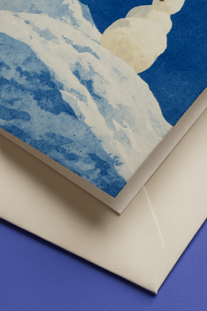 Stay Frosty Christmas Card mockup 3