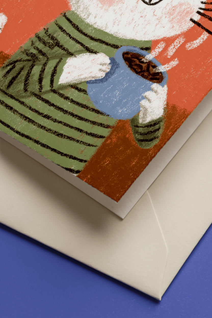 Cozy Cat Winter Wishes mockup 3