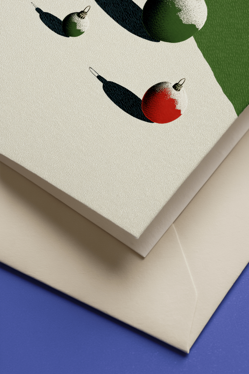 Festive Season's Greetings Card mockup 3