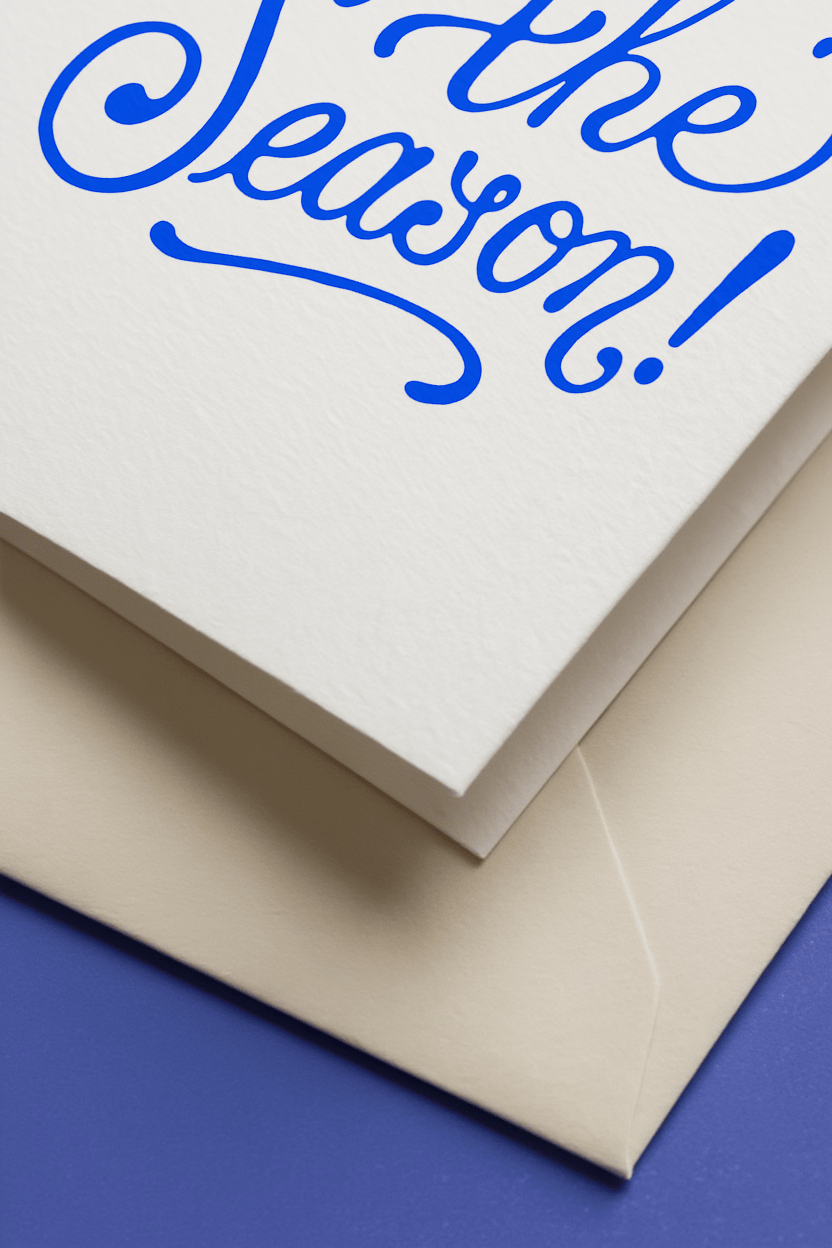 'Tis the Season Cheer Card mockup 2