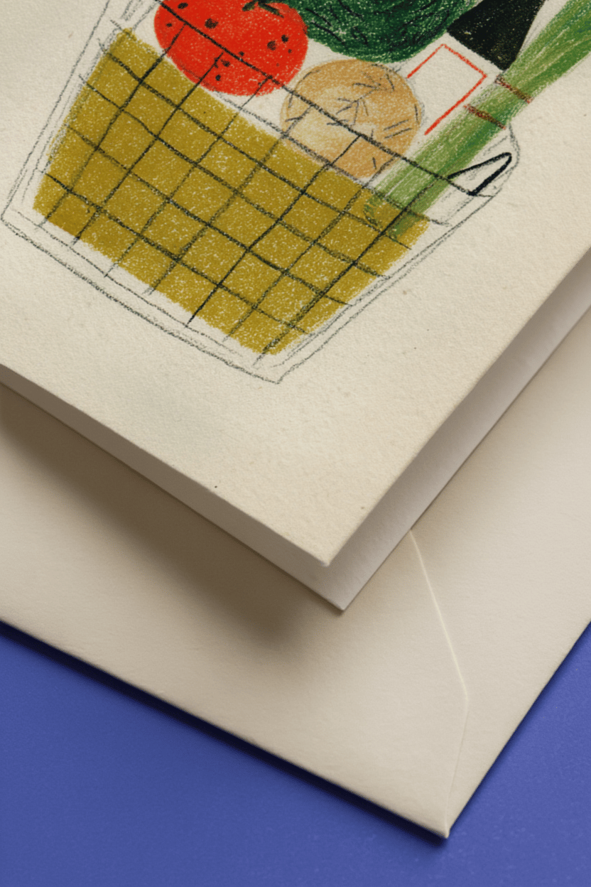 Village Support Thank You Card mockup 3