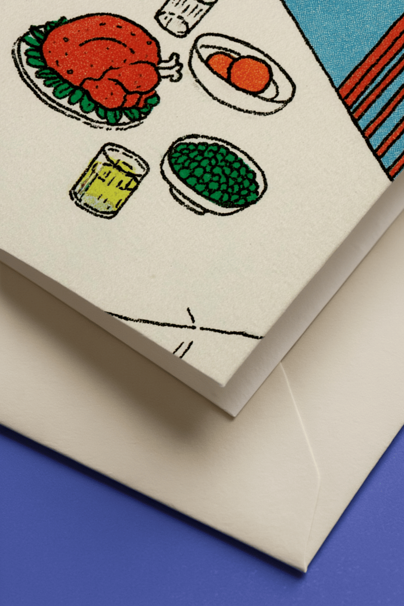 Feast Ready Celebration Card mockup 2