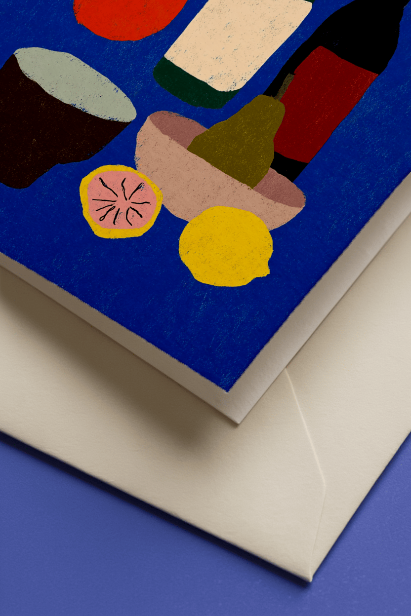 Kitchen Chaos Love Card mockup 3