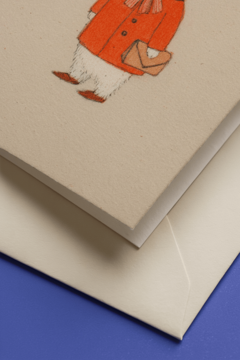 Inspiring Bear Greeting Card mockup 3