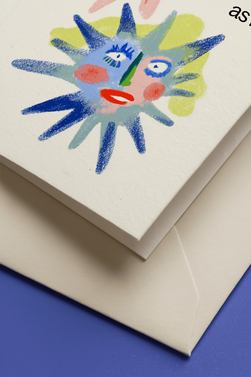 Quirky Friendship Card mockup 3