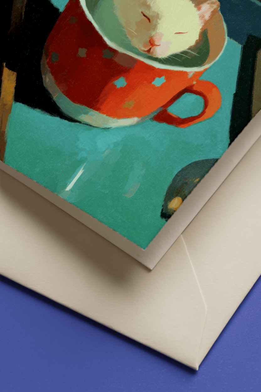 Cozy mouse in a Cup mockup 3