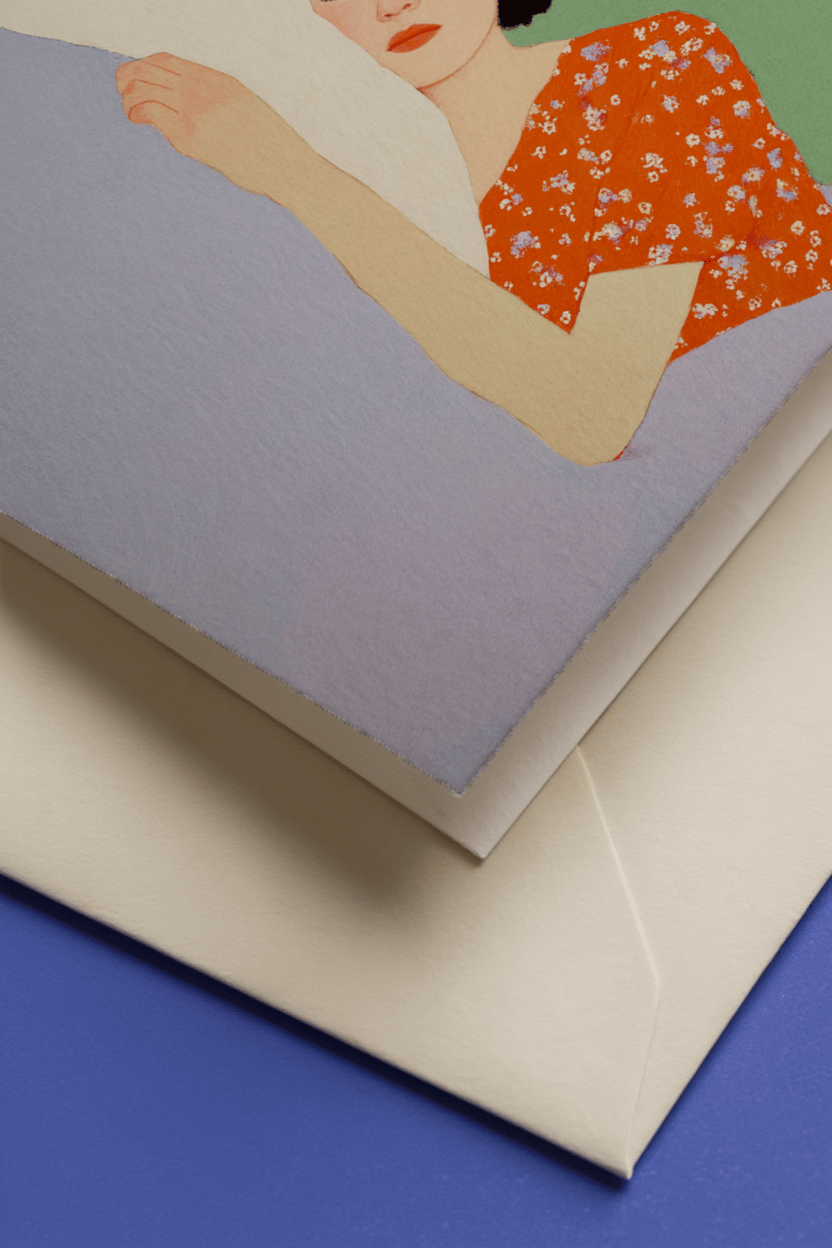 Go Hibernate Greeting Card mockup 3