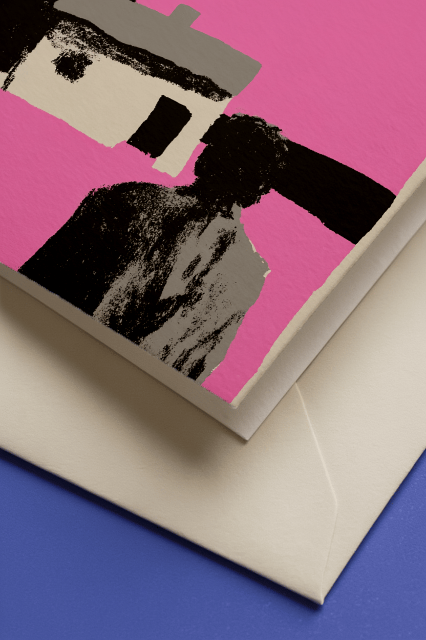 Welcome Home Greeting Card mockup 3