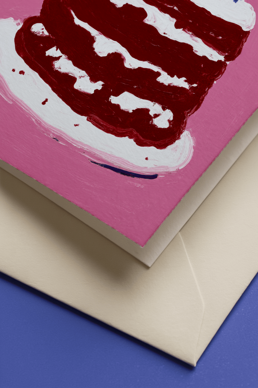 Festive Cake Birthday Greeting mockup 3