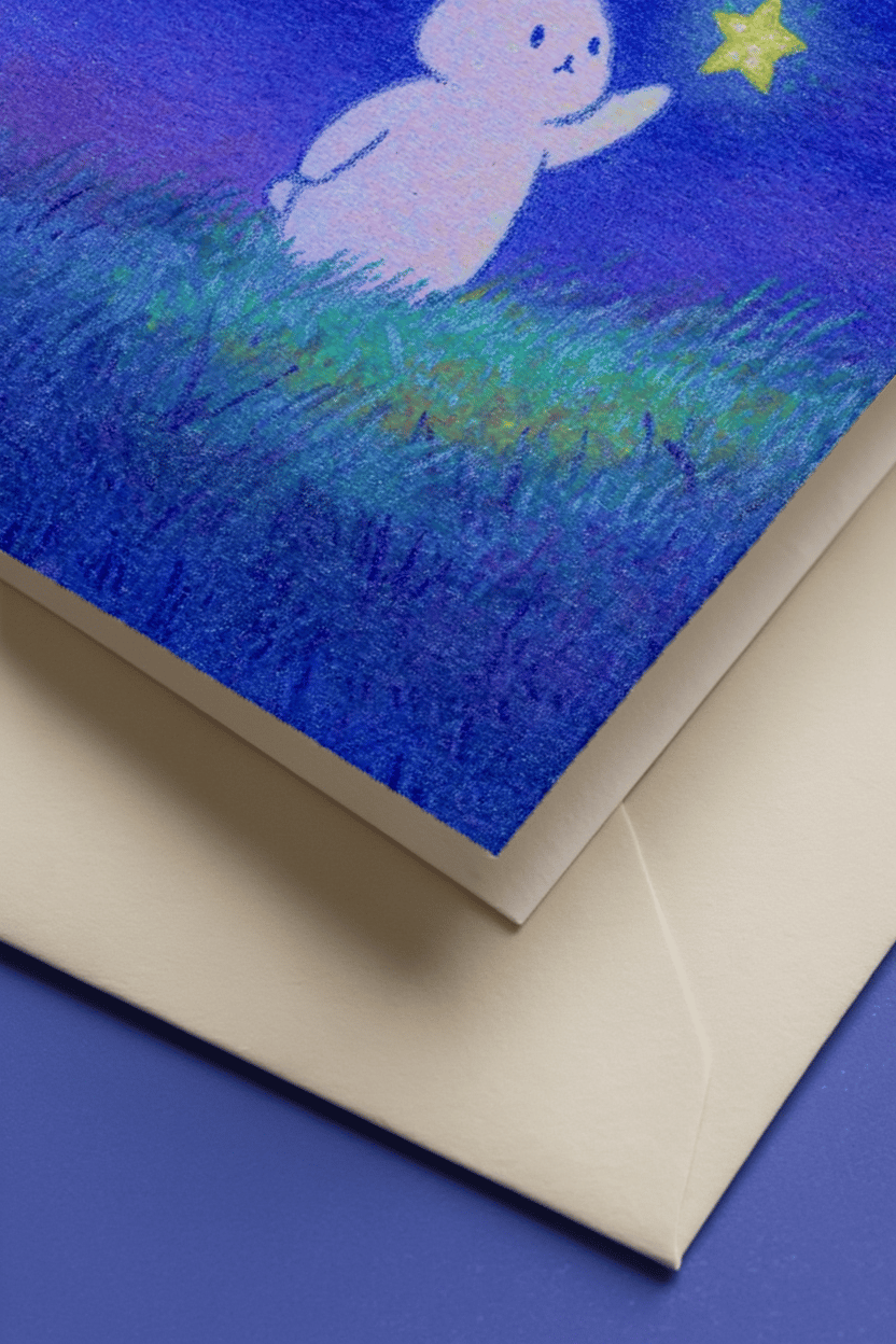 You're a Star! Bunny Card mockup 3