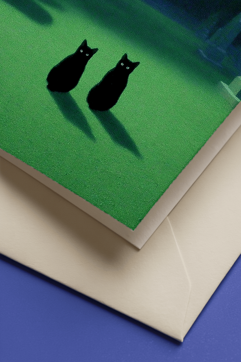 Mystical Black Cats mockup 3