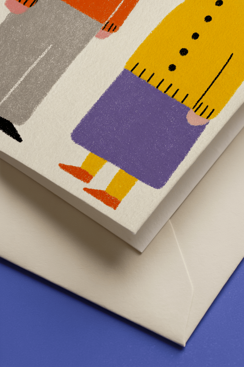 Funny Morning Breath Miss You Card mockup 3