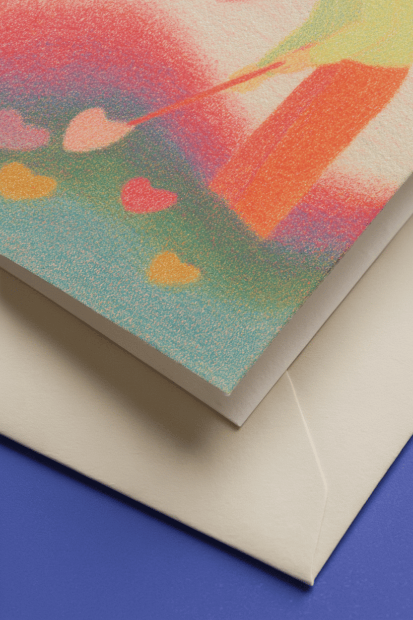 Gathering Hearts Love Card mockup 3