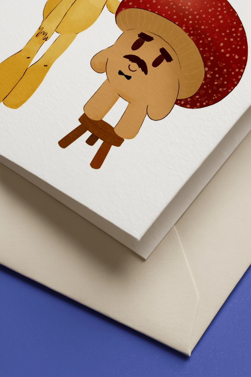 Congrats to the Lucky Mushgrooms Card mockup 3