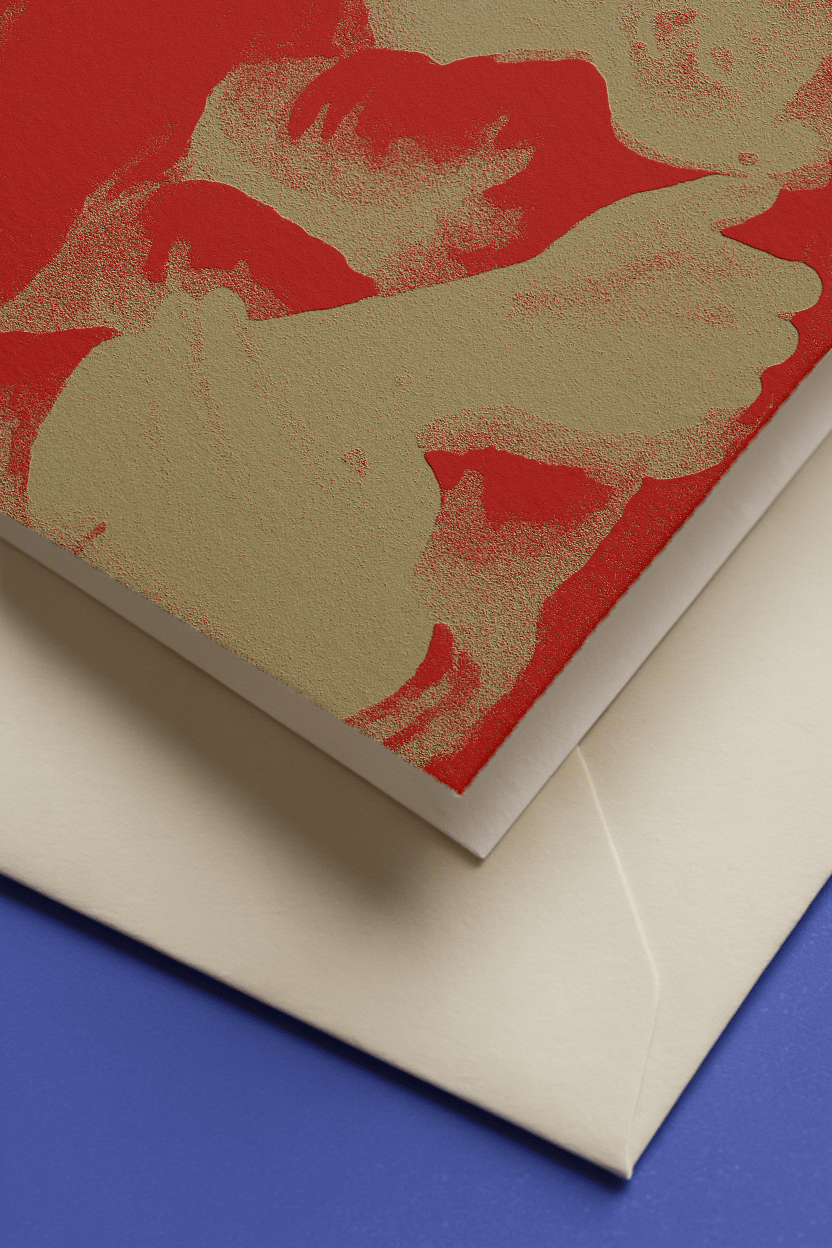 Tiny Human Has Arrived Card mockup 3
