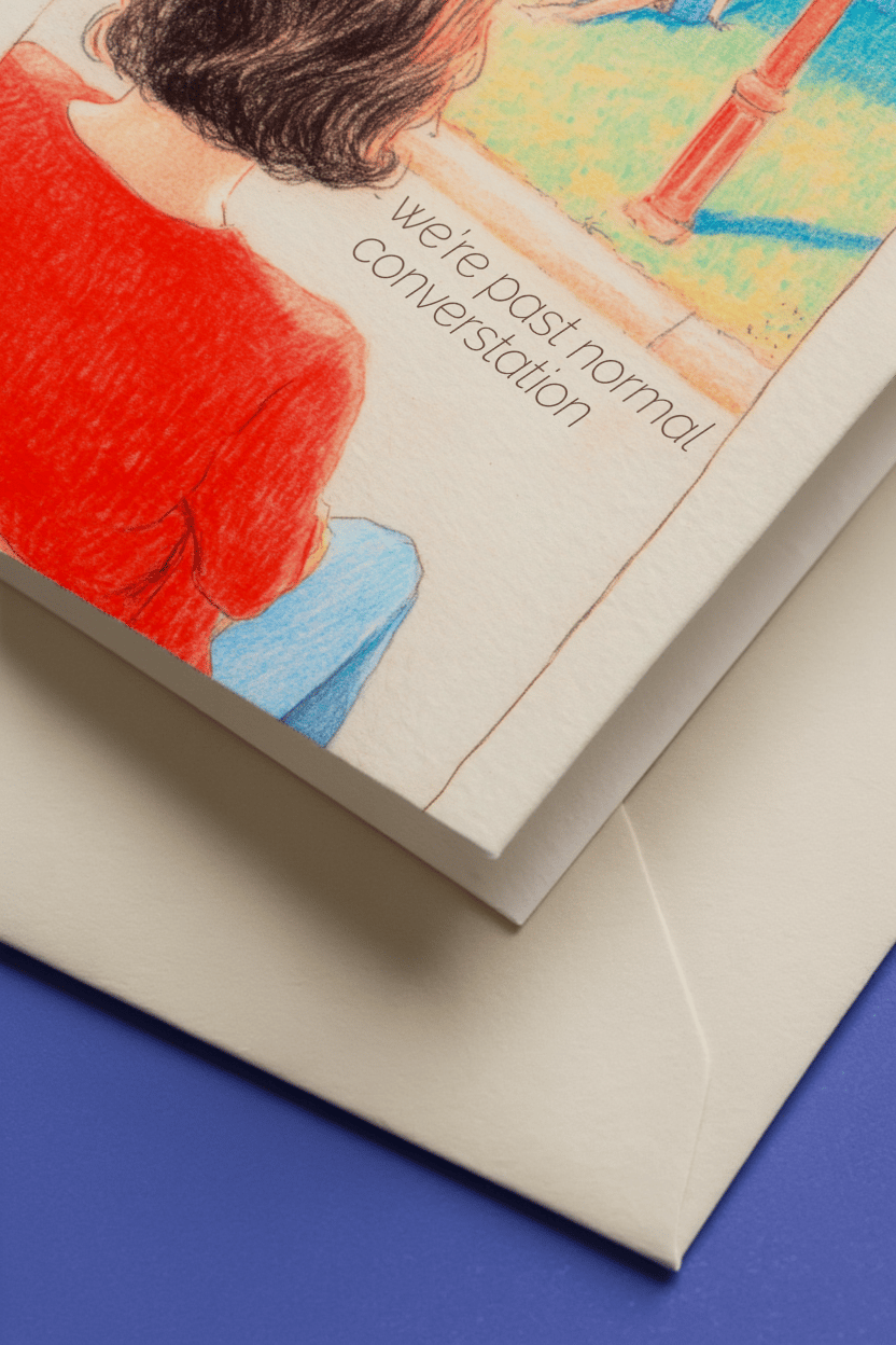 Past Normal Conversation Card mockup 3