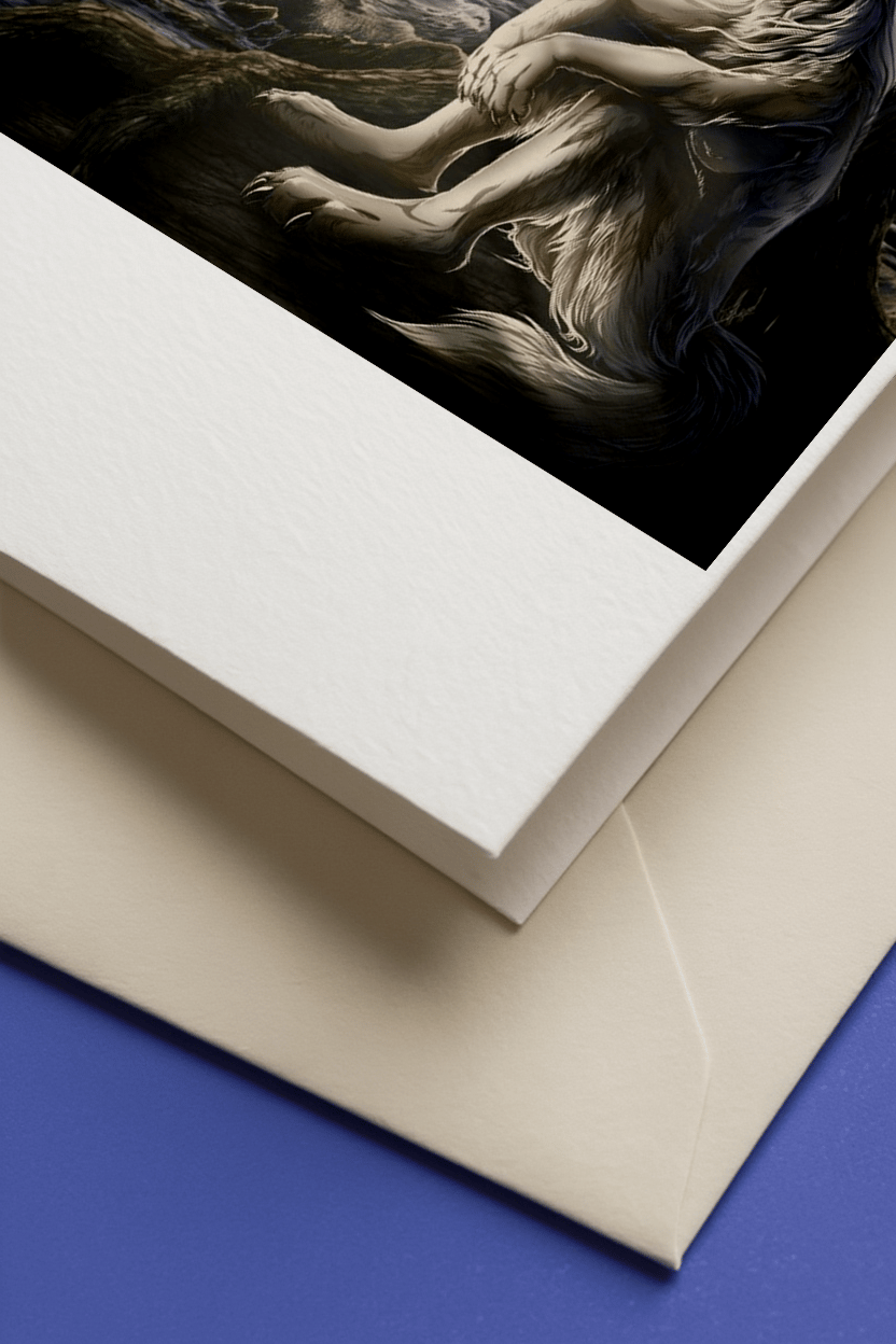Life With a Runny Nose Card mockup 3