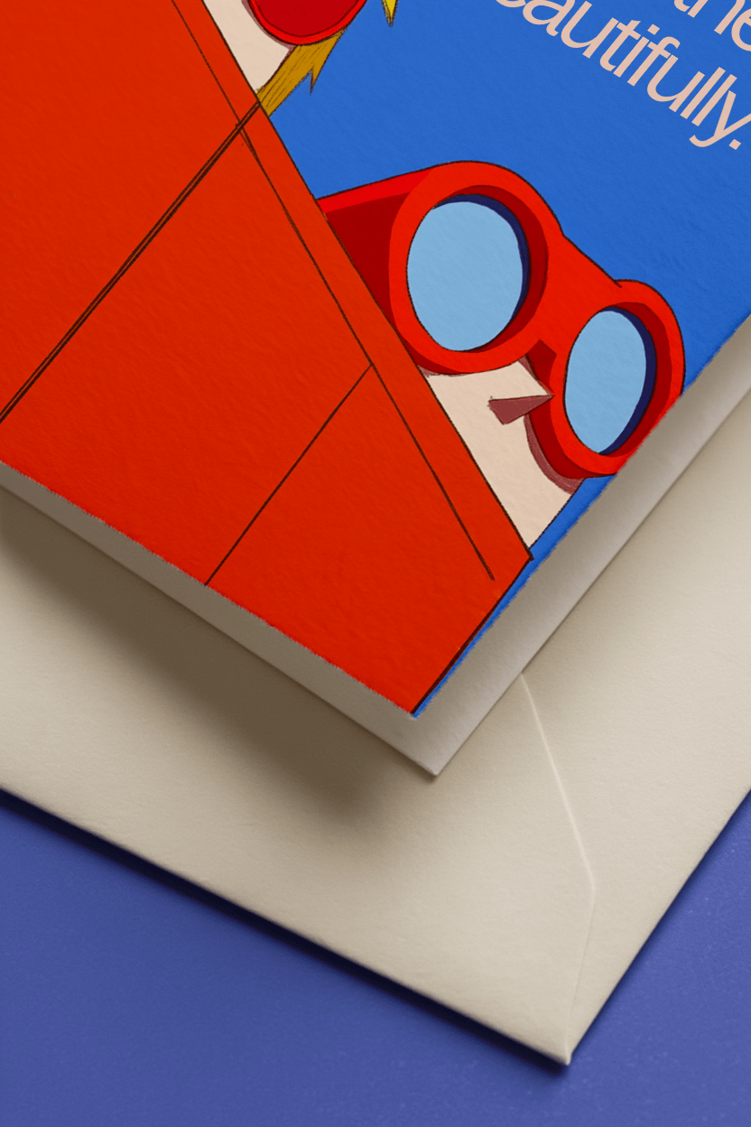 Lower the Bar Beautifully Card mockup 3